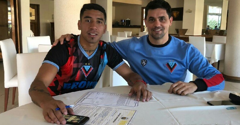 Luciano Nieto, otro que volvió a Brown y ya se sumó a la pretemporada