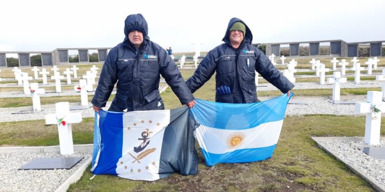 Dos ex combatientes, de Mármol y Burzaco, viajaron a Malvinas a través de un programa del municipio