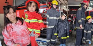 Bomberos de Brown invitan a los niños a festejar su día en el cuartel