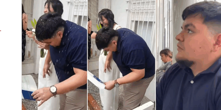 Del registro civil al hospital: un grano de arroz mandó al novio directo a la guardia en Lomas