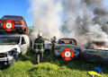 Otra vez se incendió un depósito de autos en Don Orione