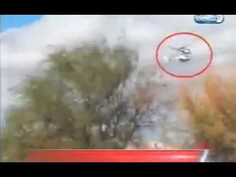 Así fue el choque de helicópteros en La Rioja