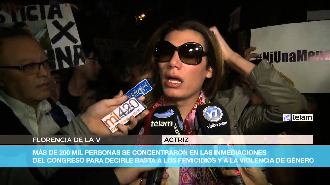 Masiva marcha en el Congreso para decirle basta a los femicidios