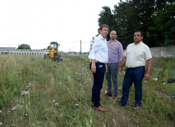 Tareas de limpieza de espacios públicos en Don Orione