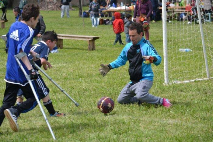 Liga de fútbol para personas con discapacidad en Brown