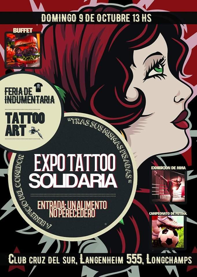 Tatuajes solidarios en Longchamps