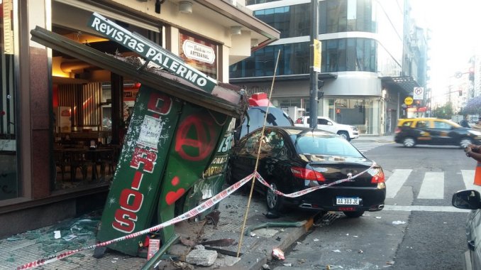 Se durmió al volante y casi provoca una tragedia