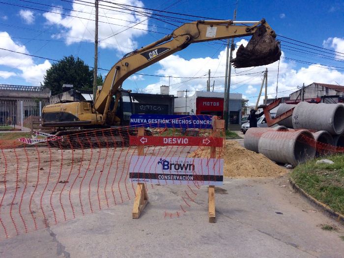 Empezó una histórica obra hidráulica en Rafael Calzada