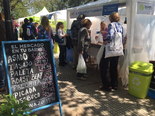 El «Mercado en tu barrio”: esta semana en Malvinas y Calzada