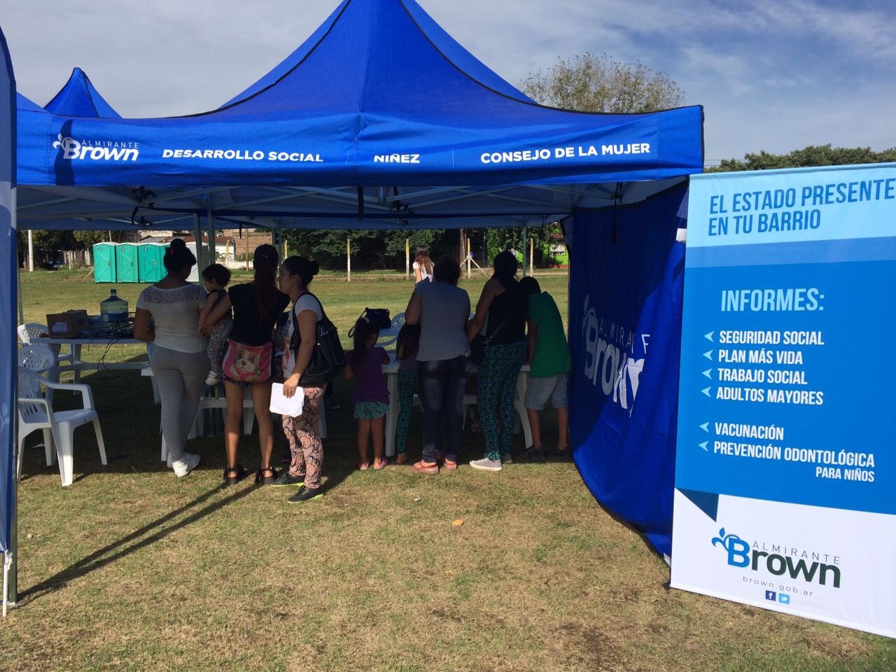 «El estado en tu barrio» estará en Longchamps desde mañana y hasta el viernes