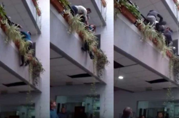 Quilmes: por segunda vez intentó suicidarse en la Municipalidad