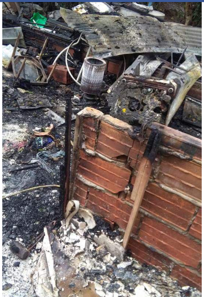 Rivadavia: un golpe de tensión les quemó la casa