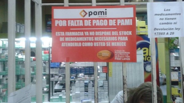 Farmacias no entregan más pañales por PAMI