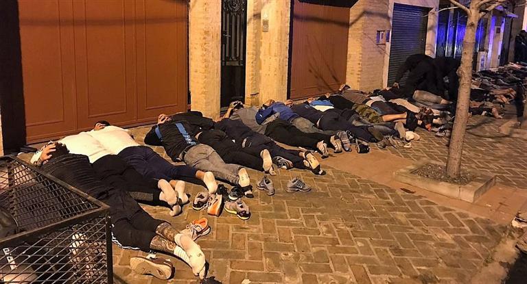 Detuvieron a 51 barras de Racing que estaban por hacer una emboscada