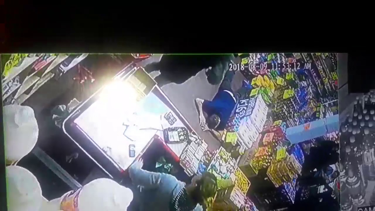 Malvinas Argentinas: mirá el violento robo a un mercado