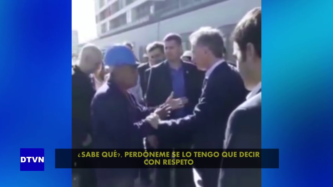 El video del obrero que increpó a Macri: «Usted nos toma el pelo»