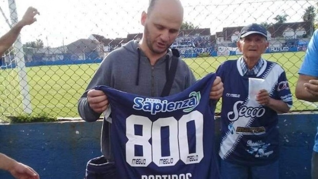 Incondicional: un hincha de Sanma cumplió 800 partidos yendo a la cancha