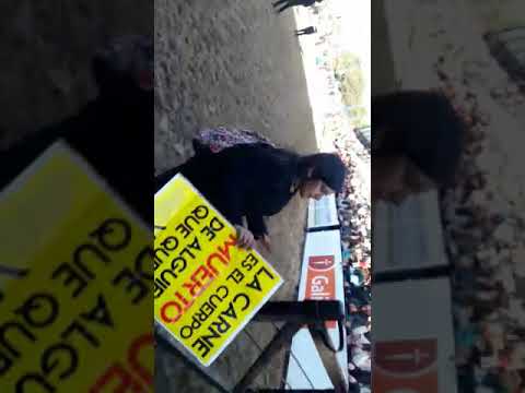 Echaron a golpes y rebencazos a «animalistas» de la pista central de La Rural