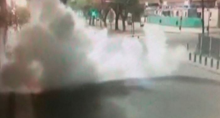 Motochorros arrojaron una bomba en la estación Constitución para escapar de la policía