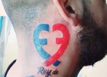 Glew: se hizo un tatuaje increíble para agradecer por la salud de su papá