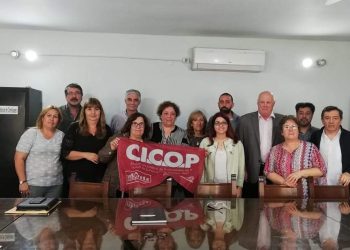 Concejales de Brown recibieron a profesionales del Oñativia, que hoy marchan a La Plata por el freno de las obras