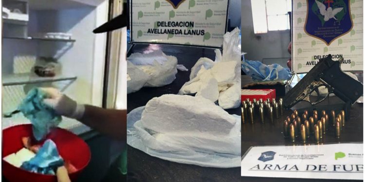 Cayó una banda que guardaba la cocaína en el freezer y la comercializaba en el conurbano