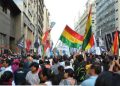 Marchan desde el Obelisco para repudiar el golpe de estado en Bolivia