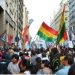 Marchan desde el Obelisco para repudiar el golpe de estado en Bolivia