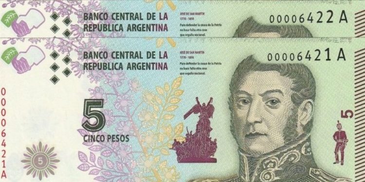 Piden postergar el plazo para sacar de circulación el billete de $ 5