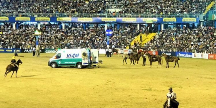 Murió un jinete aplastado por un caballo en Jesús María