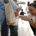 Calzada: controlaron la talla y peso a niños en la entrega de la tarjeta alimentar