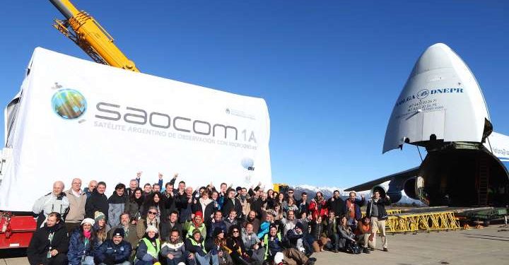 El tercer satélite argentino ya está en Estados Unidos