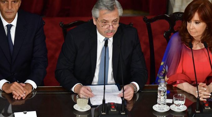 Alberto en el Congreso: «Nosotros estamos del lado del pueblo»