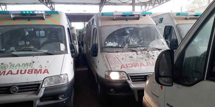 Fueron recuperadas 24 ambulancias abandonadas por Vidal