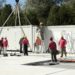 Avanza la construcción del hospital modular de emergencia en Brown