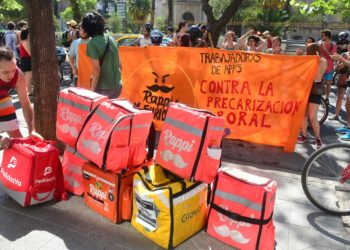 #YoNoReparto: trabajadores de Pedidos Ya, Rappi y Glovo están de paro