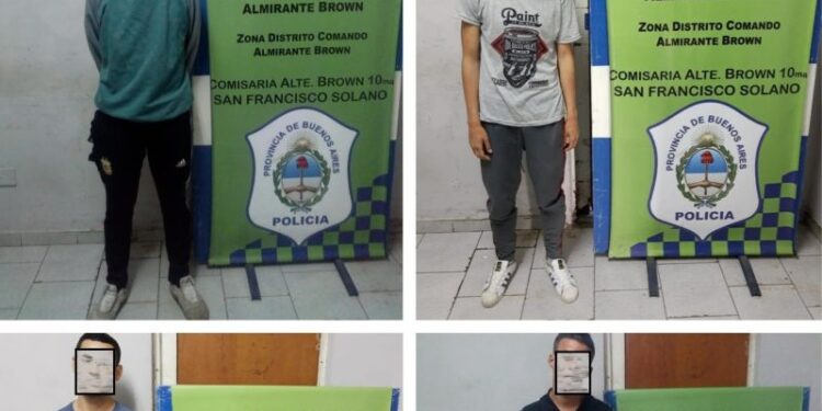 Cayó una banda de piratas del asfalto en Solano