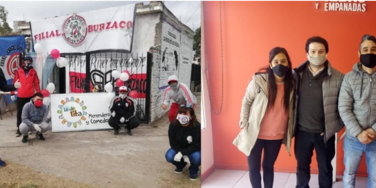 Solidaridad: un club de Burzaco y un grupo de amigos juntan donaciones para los más necesitados