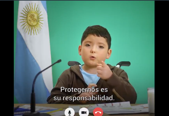 Niñas y niños protagonizan una campaña de protección ante la violencia en el hogar durante el aislamiento