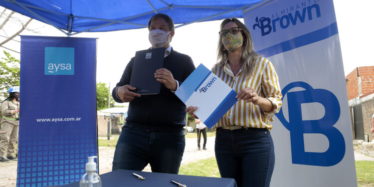 Burzaco: AySA habilitó una obra de agua potable que beneficiará a 15 mil vecinos