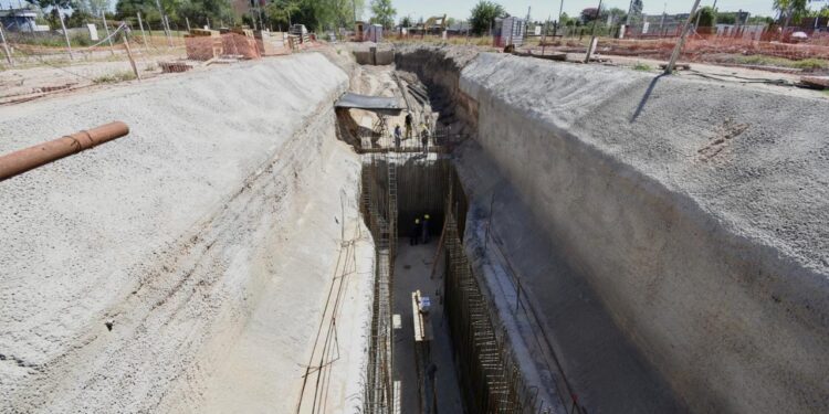 Avanza una importante obra de cloacas para Don Orione y Claypole