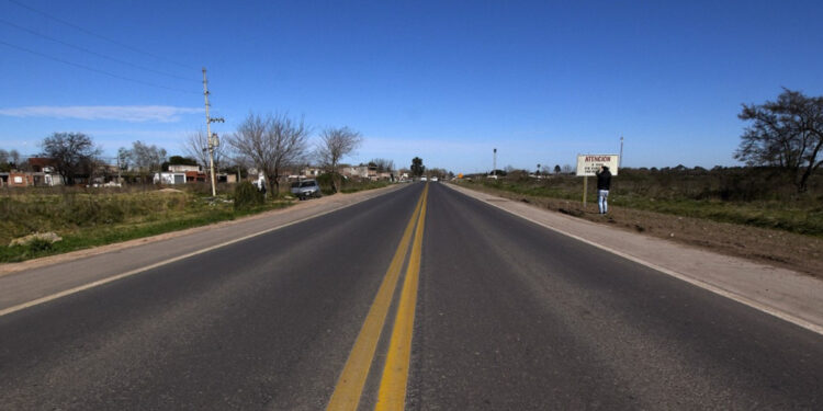 En Brown, inauguraron la histórica obra de repavimentación  de la ruta 16