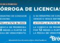 Brown amplió las prórrogas de vencimientos para las licencias de conducir
