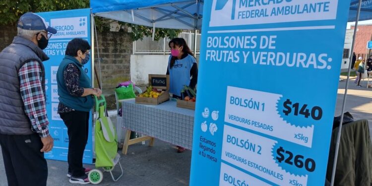 Llega el Mercado Federal Ambulante a Calzada, con productos frescos a precios justos