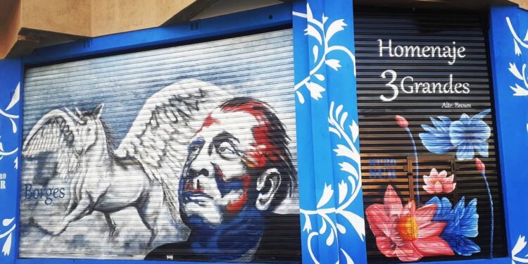 El homenaje a tres artistas que viste una esquina de Adrogué