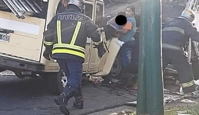 Temperley: chocó a un camión y mató a un recolector de residuos