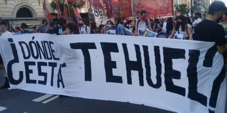San Vicente: marchan por Tehuel a dos meses de su desaparición