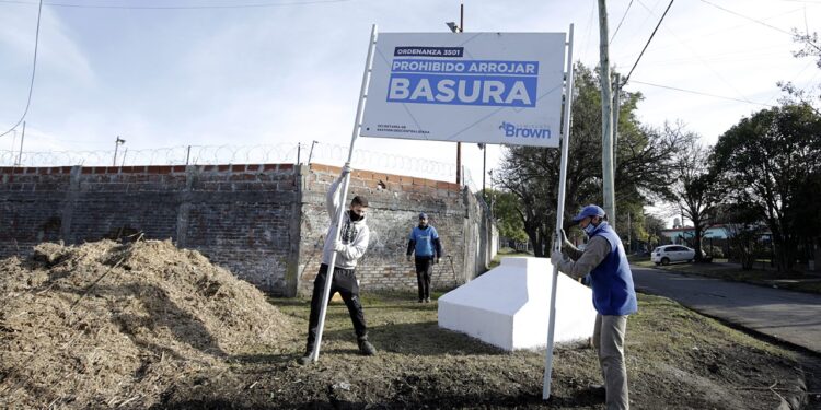 Brown: eliminaron dos basurales y los transformaron en espacios recuperados