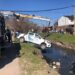 Burzaco: los Bomberos rescataron una patrulla que cayó a un arroyo