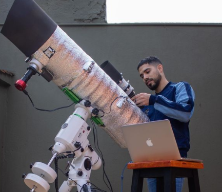 Astrofotografía: un vecino de Longchamps retrata planetas desde el fondo de su casa